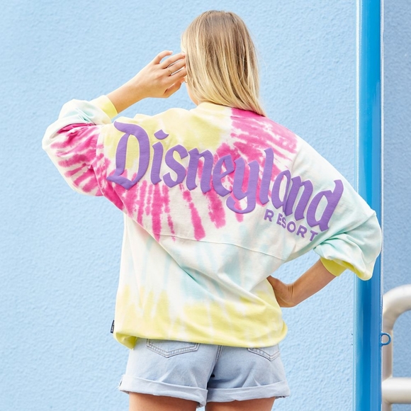 Disney Tops - Disneyland Tie-dye spirit jersey